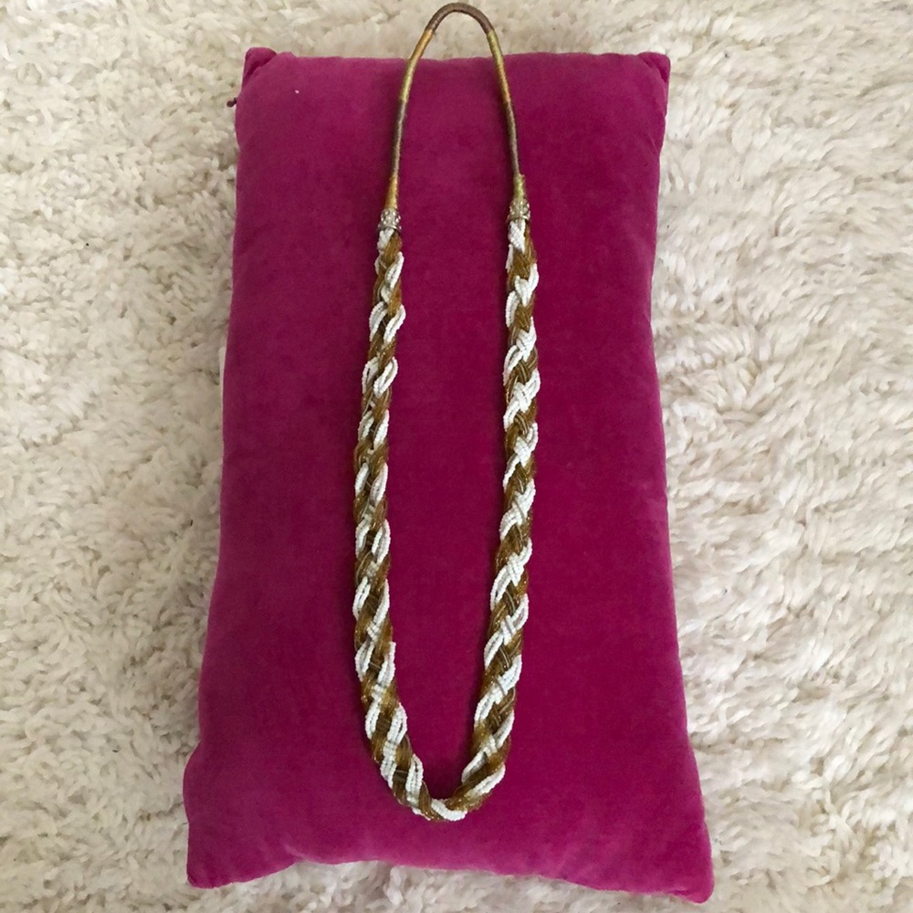LOFT beaded rope necklace